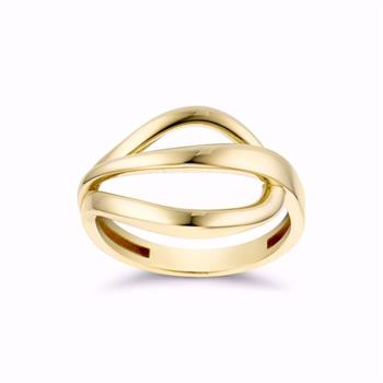 Guld & Sølv Design guldring i 8 kt.