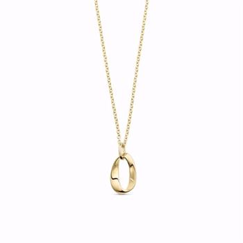 Guld & Sølv Design gullanheng 8 karat med kjede 45 cm