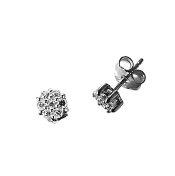 Lotte & Gitte Ørering med zirkonia, Ø 7 mm