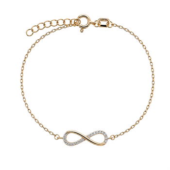 Endless 8 karat armbånd , fra Aagaard