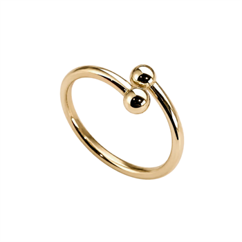 Moon 8 karat guld ring , fra Aagaard