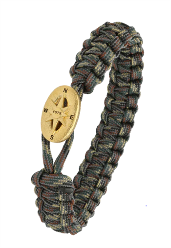Aagaard From Soldier to Soldier Camouflage armbånd med Soldier gullbelagt stållås