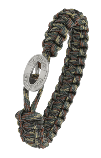 Aagaard From Soldier to Soldier Camouflage armbånd med Soldier stållås
