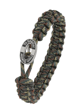 Aagaard From Soldier to Soldier Camouflage armbånd med Soldier stållås
