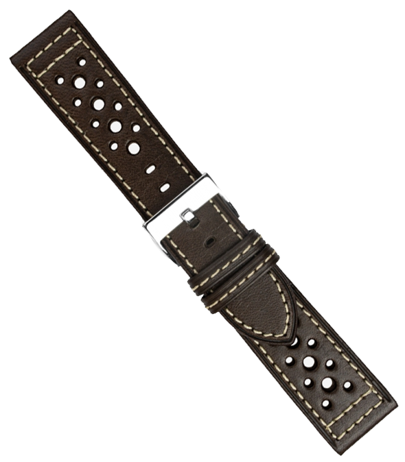 Brown Calfskind watchstrap - 18 mm