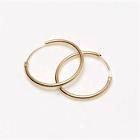 GSD Creol 14 karat gull Øredobber skinnende, modell GSD_484015