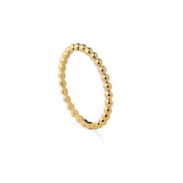 Forgyldt boble ring, Fra Jeberg Jewellery (str 60)