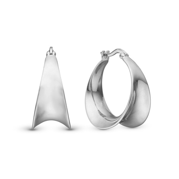 Christina Jewelry Creol Ellipse Earrings, model 670-S70