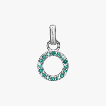 Christina Jewelry Green CZ Circle anheng, model 680-S118green
