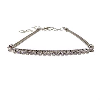San - Link of joy Round Knitted Foxtail 925 Sterling Silver Armbånd blank, modell 77005 -A