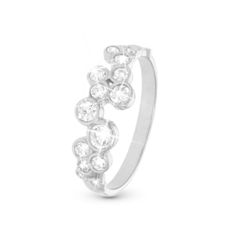 Houmann.dk har dit  Zirkonia boble ring i 925 sterling sølv  fra Christina Watches