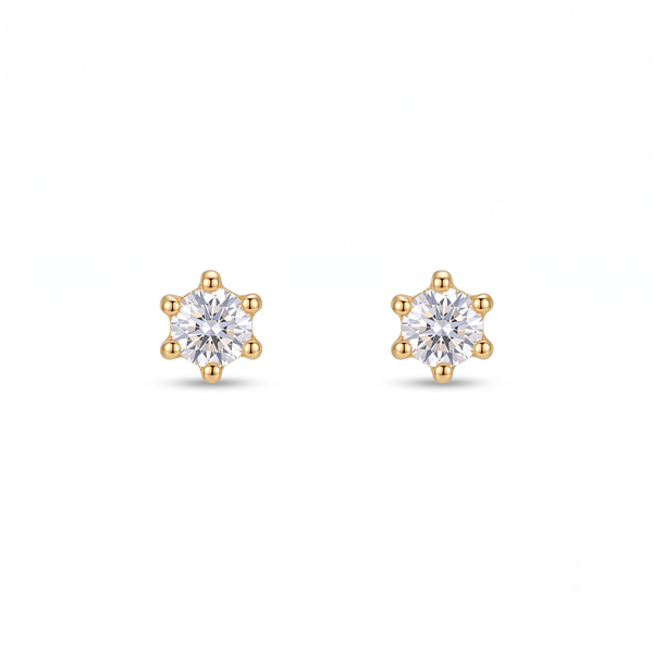Guld & Sølv design Ørering, model 5531-08-RG
