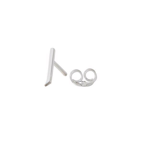 Arne Jacobsen brevørering (AZ) i sølv, 7,5 mm - Selges pr. PCS.