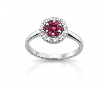 Moraglione Margherita Ringe, med 0,30 ct &  0,14 ct