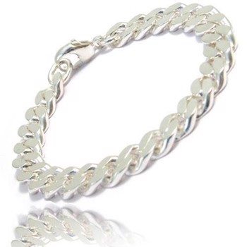 Armor Facet 925 sterling sølv armbånd og halskjede