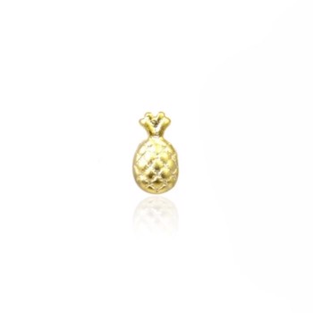 Pineapple, Lille forgyldt sølv ørering med ananas fra danske WiOGA