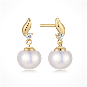 Sølvforgyldt ørestikker, fra Støvring Design