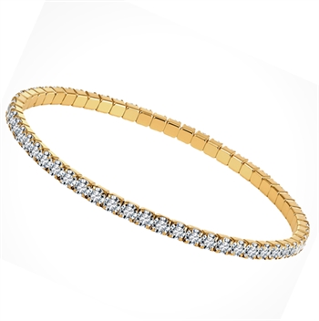 Stål forgyldt armbånd, fra Støvring Design