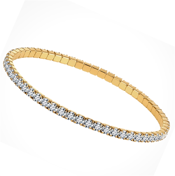 Stål forgyldt armbånd, fra Støvring Design