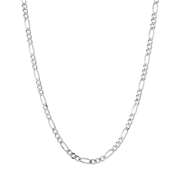 Figaro armbånd og halskjede - Solid 925 Sterling Silver - Tilgjengelig i flere bredder og lengder