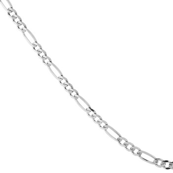 Figaro armbånd og halskjede - Solid 925 Sterling Silver - Tilgjengelig i flere bredder og lengder