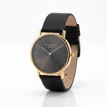Zeno 3767QPGR-I1 – Sveitsisk herreklokke med ETA quartz og forgylt stål