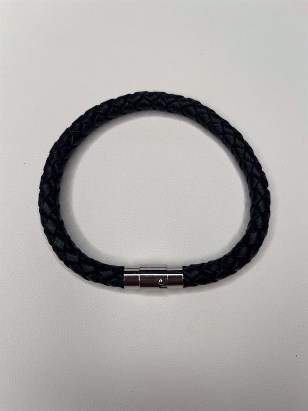 Nordahl Son of Noa læderarmbånd i stål 21 cm