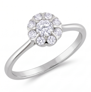 Houmann Ringe , med totalt 0,245 ct GH/VS-SI