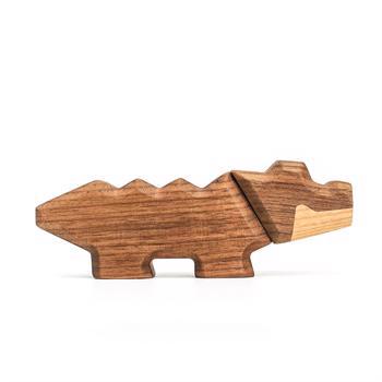 Fablewood Crocodile Kid - Trefigur sammensatt av magneter