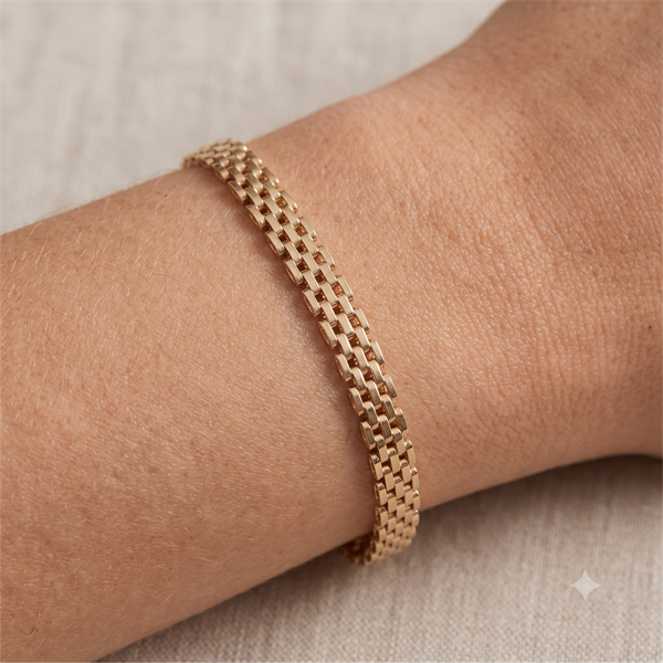 Armbånd i 14 kt gull