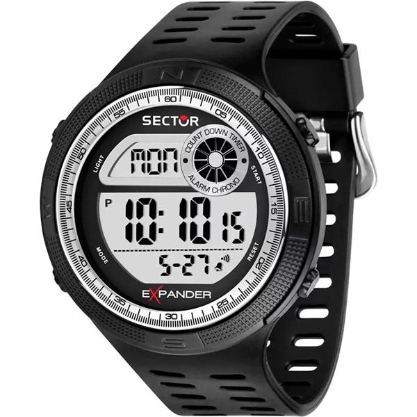 Model R3251527002 Sector Digital Quartz Herreur