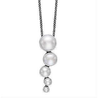 Rabinivich 57110101, Silver necklace with pearls