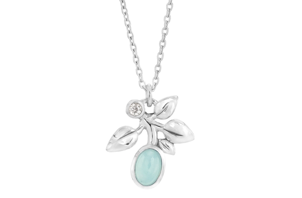 Sølv collier - Vitality