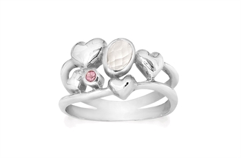 Sølv ring - Bunch of Love