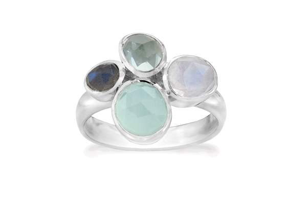 Sølv ring - Ocean Crush