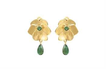 Forgyldt clips  - Pansy