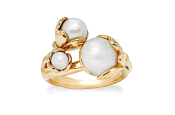 Forgyldt ring - Autumn Bloom