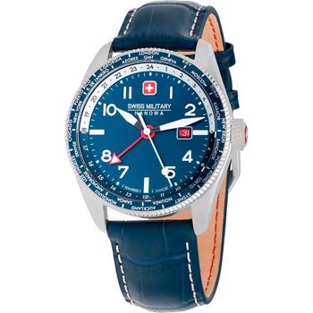 Model SMWGB0000505 Swiss Military By Hanowa Hawk Eye GMT quartz herreur