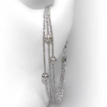 San - Link of joy Starlight Beads 925 sterling sølv halskjede rhodiumbelagt, modell 900h