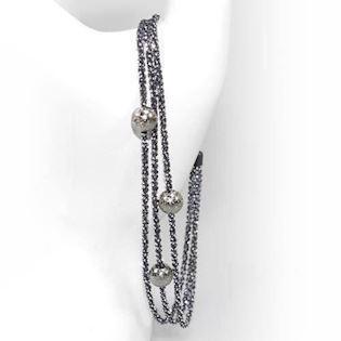 San - Link of joy Starlight Beads 925 sterling sølv halskjede oksidert