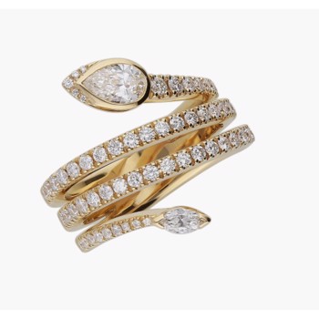 Kjøb Houmann Diamond Collection model HDC-A10037/W-Y her på din klokker og smykke shop