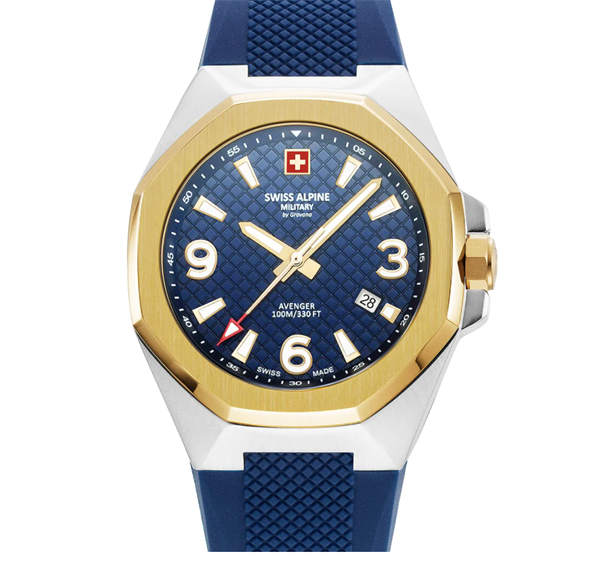 Model 7005.1845 Swiss Alpine Military Typhoon quartz herreur