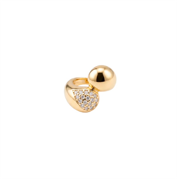 Christina Jewelry & Watches Water Drops charm i forgyldt sølv