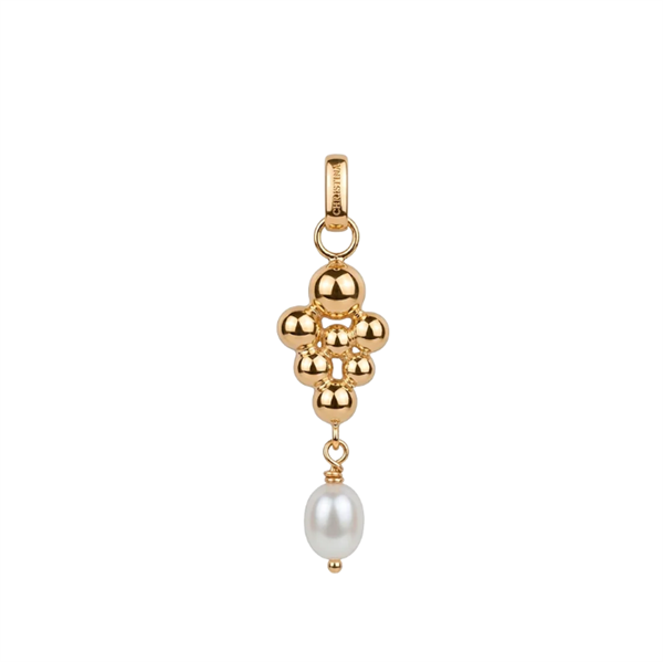 Christina Jewelry & Watches Bubbles Pearl anheng i forgylt sølv