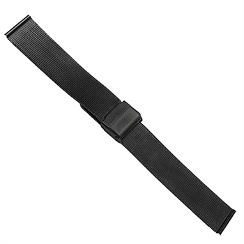 Black Mesh watchstrap - 22 mm