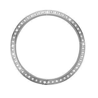 Christina Design London Collect Ø 38 mm sølv toppring med 60 hvite safirer