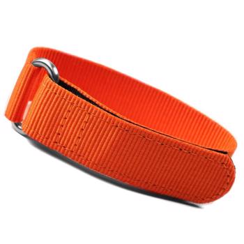 Orange Canvas watchstrap - 22 mm