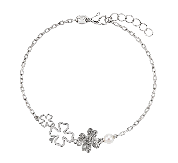 By Aagaard Lucky Pearl armbånd i sølv med perle