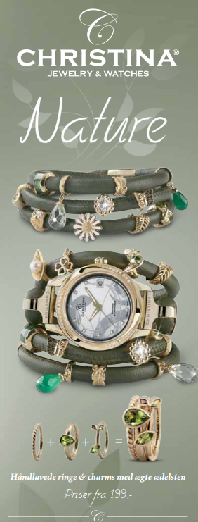 Natursmykker fra Christina Jewelry & Watches på Ur-Tid.dk
