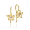 Lily gold plated silver earrings by Izabel Camille